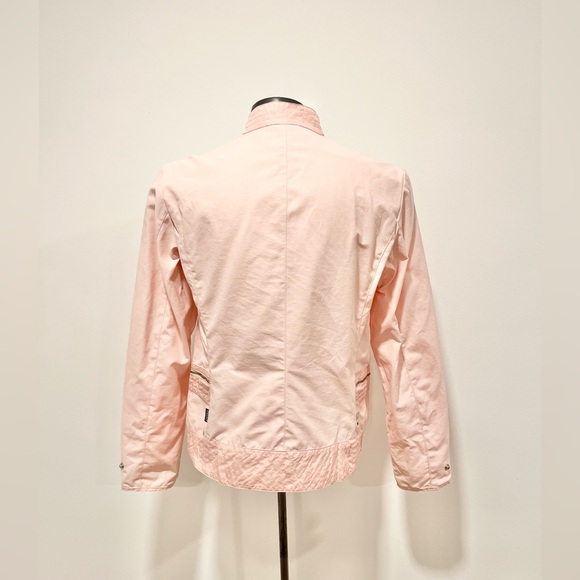 Versace Sport Pink Zip-Up Jacket Luxury Italian Designer Outerwear Windbreaker - Picture 5 of 13